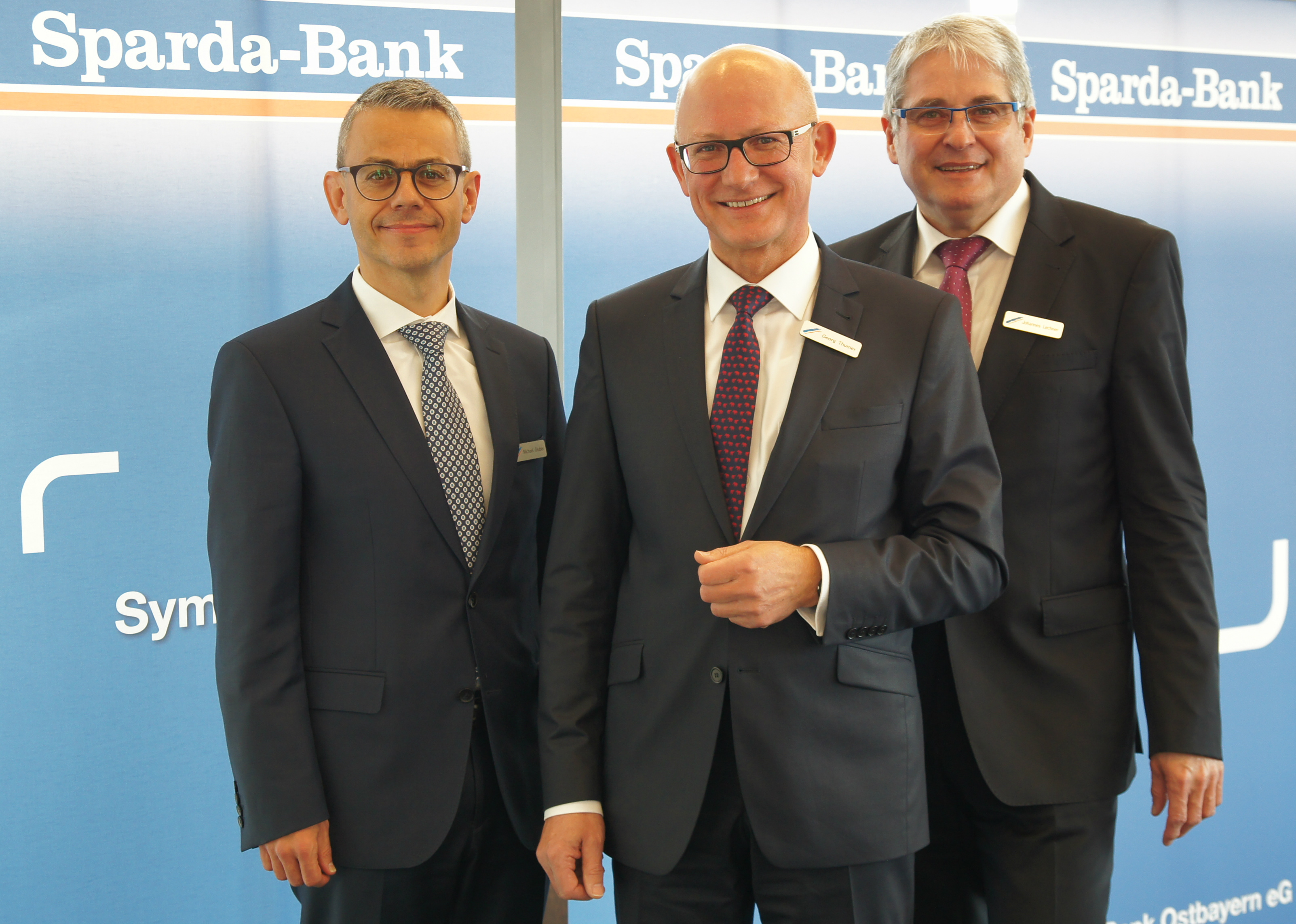 Die Vorstände der Sparda-Bank Ostbayern eG bei der Bilanz-Pressekonferenz 2018