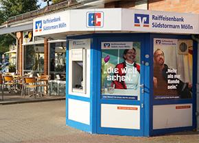 Bild der Raiffeisenbank Südstormarn Mölln eG, Geldautomat in Ratzeburg