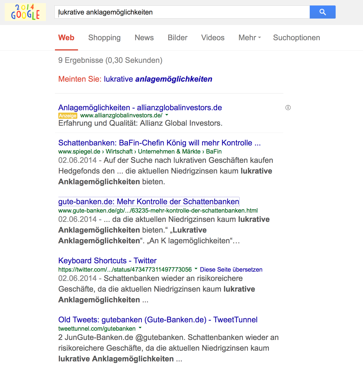 lukrative Anklagemöglichkeiten