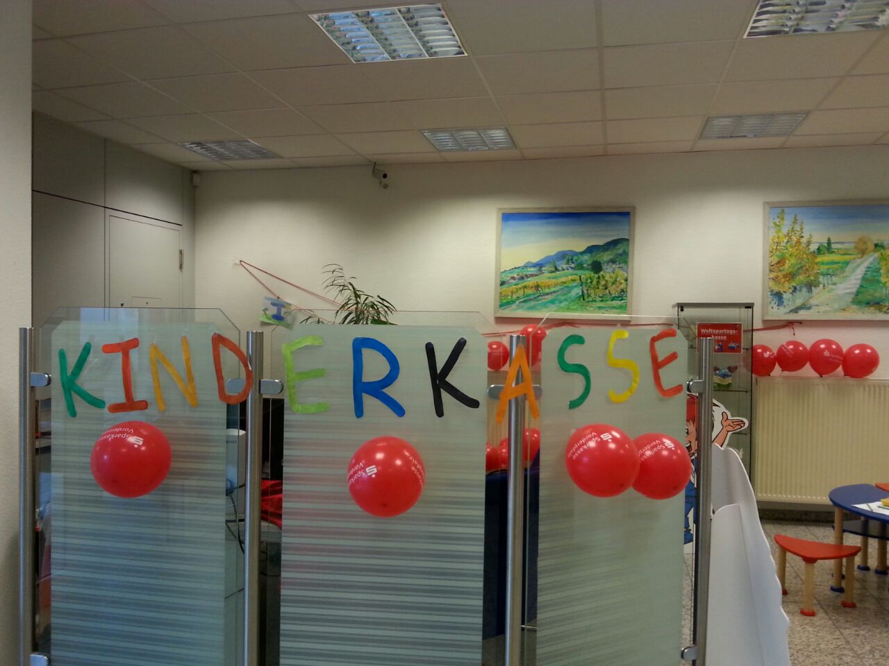 Die Kinderkasse ist bereit